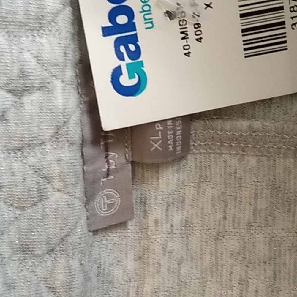 TALBOTS Quilted Jacquard Pullover - Lurex XLp - Picture 12 of 13